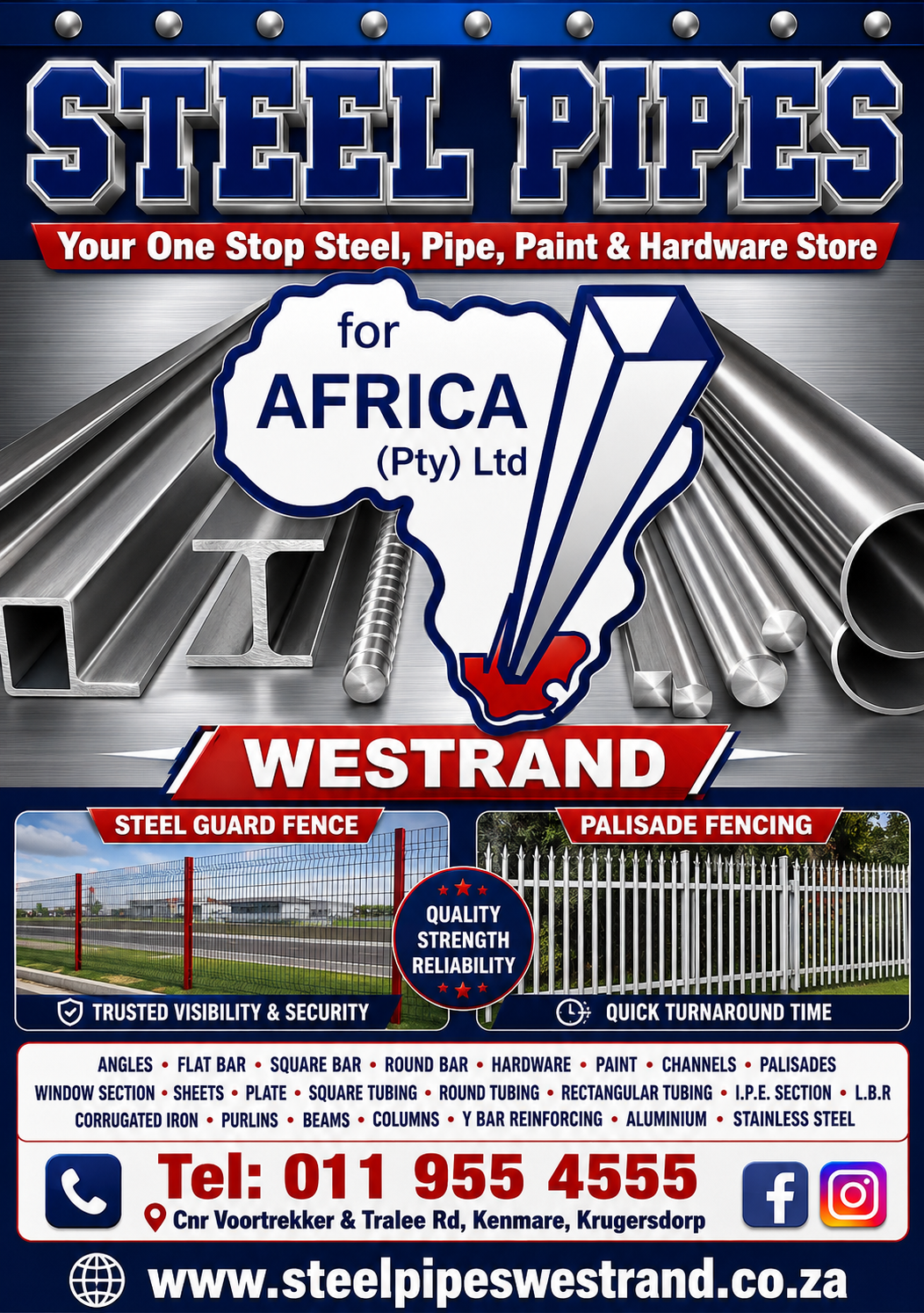 Steel Pipes Full Page Ad June 2026